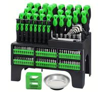 Torx Screwdriver Sets 118 Piece, Magnetic Screwdriver Set with Plastic Racking, Precision Screwdriver Kit for Electronics Watch Repair, Chrome Vanadium Steel Hand Tools for Men Women DIY Home Craft