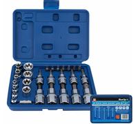 Torx Socket Bit Set Male & Female Sockets 1/4" 3/8" 1/2" Drive 29pc 01529