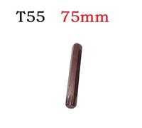 Torx Star Screwdriver Bits Set with 30mm & 75mm Lengths, 10mm Hex Shank, Alloy Steel for T20/T25/T30/T40/T45/T50, 14-Piece Kit