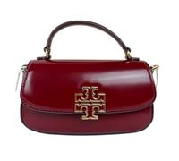 Tory Burch Britten Mini Top Handle Leather Crossbody Bag, Bartlett Red