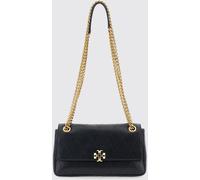 TORY BURCH Charlie Quilted Leather Mini Crossbody Bag with Double T Logo - Size: OS - female