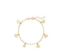 Tory Burch cURIOSITY heart-charm bracelet - Gold One Size