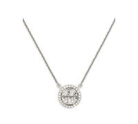 Tory Burch Miller logo-pendant necklace - Silver One Size