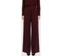 TORY BURCH Pants Woman color Burgundy - Size: S - female