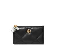 Tory Burch quilted charm zip card case - Black One Size