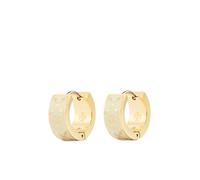 Tory Burch small T monogram hoop earrings - Gold One Size