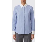 TORY BURCH Striped Cotton Shirt - Size: 4 - female