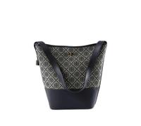 Tory Burch T-Monogram lock slim bucket bag - Blue OS