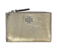Tory Burch Women's Britten Metallic Zip Card Case Wallet