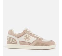 Tory Burch Women's Clover Leather and Suede Trainers - UK 8