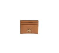 Tory Burch Women's Kira Chevron Diamond Quilt Card Case, Classic Chestnut, One Size