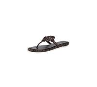 Tory Burch Women's Miller Knotted Crystal Sandals, Cocoa, 5 UK