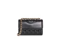 Tory Burch Women's Small Fleming Convetible Shoulder Bag, Black, One Size, Compact