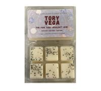 Tory Vega Candle | Zodiac Academy | Bookish Vegan Candles | Crackling Wood Wick | Handmade in London | BookTok Fantasy Romance Gift (70g Wax Melt)