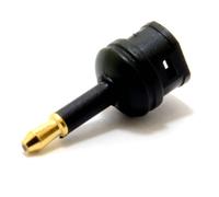 kenable TOS Optical Toslink Plug to Mini 3.5mm Optical Jack Plug Adapter