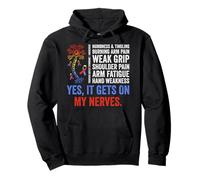 TOS Thoracic Outlet Syndrome Warrior Pullover Hoodie
