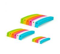 Tosaa 18 Pcs - 3 Different Size Plastic Food Snack Bag Pouch Clip Sealer Large,Medium,Small Plastic Snack Seal Sealing Bag Clips Vacuum Sealer (Multicolor)