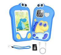 Tosaju Kids Smart Phone for Boys Learning Toys Smart Phone 2.8 Inch Touchscreen Kids Camera With 32GB SD Card Christmas Birthday Gifts for 3 4 5 6 7 8 9 years old Kids Blue