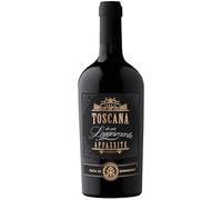 Toscana Rosso Leggermente Appassite 75 cl - Fruity & Spiced Tuscan Red Blend from Tuscany - Cherry, Raspberry & Vanilla - Smooth Yet Structured - 14% ABV