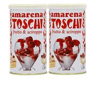 Toschi Amarena Cherries Tin 400 g (Pack of 2)