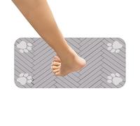 Toseky Absorbent Bath Mat Non Slip, Pet Feeding Mat - Bathroom Floor Mat, Pet Placemat to Protect Floors, 23.6 x 35.4 Inch for Bathtub, Bedroom, Kitchen, Toilet, Door,