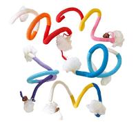 Toseky Cat Catnip Toys - Interactive Pet Catnip Rope Toys - Reusable Kitten Rope Toys, Funny Cat Toys for Cleaning Teeth, Freshen Breath, Exercise