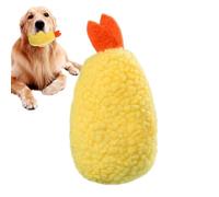 Toseky Dog Squeak Toys - Squeaky Chew Toys | Fried Shrimp Shape Stuffing Pet Toys, Dog Toys Squeaky, Cute Puppy Toy Plush Animals For Cats