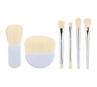 Toseky Easy-taken Travel Makeup Brush Set,Complete Function Cosmetic Brushes Kit - 6X Travel Set With Brush Pouch, Small Set For Foundation Powder Concealers Eye Shadows
