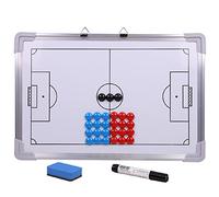Toseky Football Coaches Board Soccer Dry Coaching Board Coaches Board,Portable Soccer Magnetic Tactics Strategy Notebook Soccer Coaches Clipboard, Basketball Dry Board for Coaches