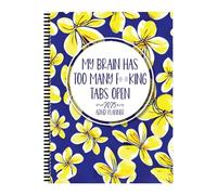 Toseky Funny Adult Daily ADHD Planner, ADHD Planner Alternative For Adults, 100+ Productivity Tools To Beat Procrastination, My Brain Has Too Many Tabs Open Appointment Book & Daily Organizer