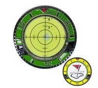Toseky golf ball markers for putting green Golf Hat Clip Ball Marker with High Precision Green Reader,Poker Chip Style Bubble Golf Accessories for Men, Golf Green Reader Pro Putt Golf Ball Marker