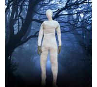 Toseky Halloween Lifesize Posable Human Model - Realistic Life Size Human Stuffed Mannequin - Halloween Haunted House Prop, Posable Human Model For Mystery Crime Scene, Haunted House Prop