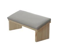 Toseky Hand Rest for Nails Tech,Wooden PU Leather Bevel Design Arm Pads for Manicure - Sturdy Nail Polishing Arm Rest, Comfortable Accessories for Enhanced Client Experience
