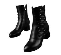 Toseky Lined Booties for Women - Faux Plush Lining Zip up Boots | Warm Women Boot for Family Friends Colleagues