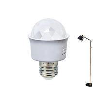 Toseky Rotating LED Strobe Bulb Disco Light Bulb Colour Changing Light Bulb Color Changing Stage Light RGB Multi Changing Color Strobe Light Bulb for Discotheques, Family Celebrations, Pubs