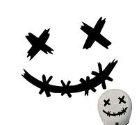 Toseky Smile Helmets Decal, Waterproof and Decorative Smile Face Decals for, Helmets Stickers, Funny Smile Car Sticker for Electric Bicycles Motorbike