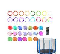 Toseky Trampoline Lights Outdoor Night Trampoline Lights Night LED Lamp 18-Colors Remote & App Control Light up Trampoline Lights 49.2ft LED Lights for Trampoline Accessories