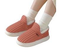 Toseky Women Cotton Slippers - Anti-Skid Orthopedic Soles House Slippers | Comfortable Indoor Outdoor Scuff Slides, Slip- Winter Fuzzy House Shoes for Men Women