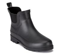 TOSH Ladies Chelsea Ankle Wellingtons Boots Short Pull On Waterproof Rubber Womens Riding Equestrian Wellies (Black, UK Footwear Size System, Adult, Women, Numeric, Medium, 6)
