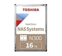 Toshiba 16TB N300 NAS Internal HDD - 3.5" SATA-3 512MB Cache 6GB/s 7200RPM Internal Hard Drive 7/24 NAS Unit Server & Security Drive (HDWG51GUZSVA)