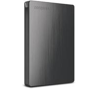 Toshiba 1TB Canvio Slim II - external hard drives (Wired, Black, USB 3.0 (3.1 Gen 1) Type-A, USB, HDD, Aluminium)
