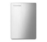 Toshiba 1TB Canvio Slim II - external hard drives (Wired, Silver, USB 3.0 (3.1 Gen 1) Type-A, USB, HDD, Aluminium)