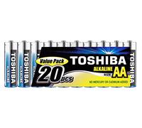 TOSHIBA 20 Pack AA Batteries