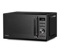 Toshiba 20L Combination Digital 800W Microwave with 1000W Grill, Mirror Door, 5 Power Levels, 8 Auto Menus, Black - MW3-AG20PF(MB)