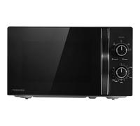Toshiba 20L Solo Manual Microwave, 700W, 5 Power Levels, Automatic Defrost, 35 Minute Timer, Black Mirror - MW2-MM20PF(MB)