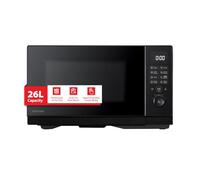 TOSHIBA 26L 5-in-1 Professional Air Fry Plus Microwave Combo With Chef Defrost, Crispy Grill,Bake,Convection,Combi, 10 power levels, 20 Auto Menus, 900W Microwave, 1500W Grill, Black, MV2-EC26SF(BK)
