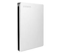 Toshiba 2TB Canvio Slim Portable External Hard Drive, USB 3.2. Gen 1, Aluminium, Silver (HDTD320XS3EA)