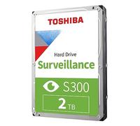 Toshiba 2TB S300 Surveillance HDD - 3.5' SATA Internal Hard Drive Supports up to 64 HD cameras at a 180TB/Year workload (HDWT720UZSVA)