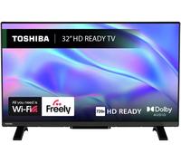 Toshiba 32" WV2553DB HD Ready Smart VIDAA TV, HDR, Freely, Disney plus, Prime Video, Netflix, Dolby Audio, Works with Alexa, Works with Google Assistant, VIDAA Voice 2025