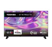 Toshiba 43”UV1563DB 4K Smart VIDAA TV, Ultra HD,Dolby Vision, HDR10, Freely, Disney+, Prime Video, Netflix, Dolby Audio Processing, Works with Alexa, Works with Google Assistant, VIDAA Voice 2025